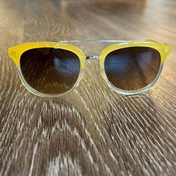 EUC Smith Optics Clayton Carbonic Lemon Yellow Crystal Sunglasses Gradien Unisex - Picture 4 of 16